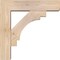 Ekena Millwork Merced Block Smooth Bracket w/ Offset Brace, Douglas Fir, 5 1/2"W x 20"D x 20"H BKT0604X20X20MRC05SDF - alternate 2